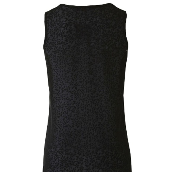 SIMPLY BE. ANTHOLOGY JACQUARD TOP SLEEVELESS - BLACK SIZES 12 (NEW WITH TAGS) - Picture 3 of 4
